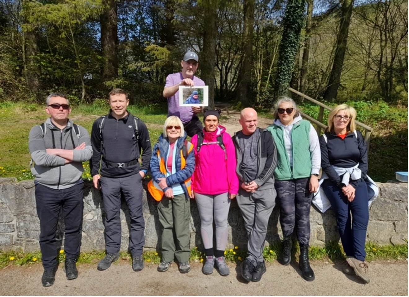 Participants of the first Mountain Pass Challenge Walk