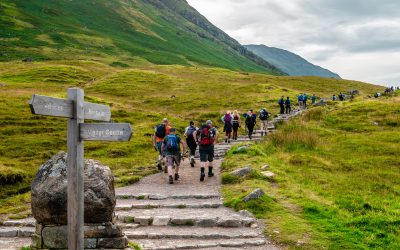 The First Mountain Pass Challenge Walk at Moel Famau